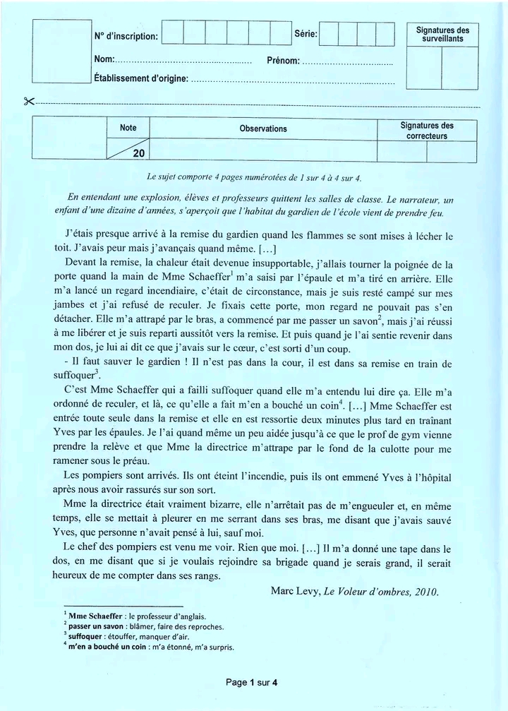 مناظرة التاسعة أساسي 2023 فرنسية